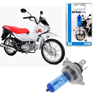 Lâmpada Para Honda Pop 110i Super Branca H4 35w Efeito Xenon Tech One