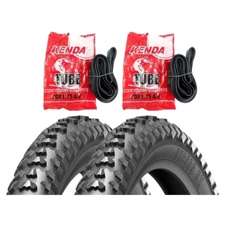 Par Pneu Levorin Excess EX Aro 24X1.95 + Par de Camara Ar 24