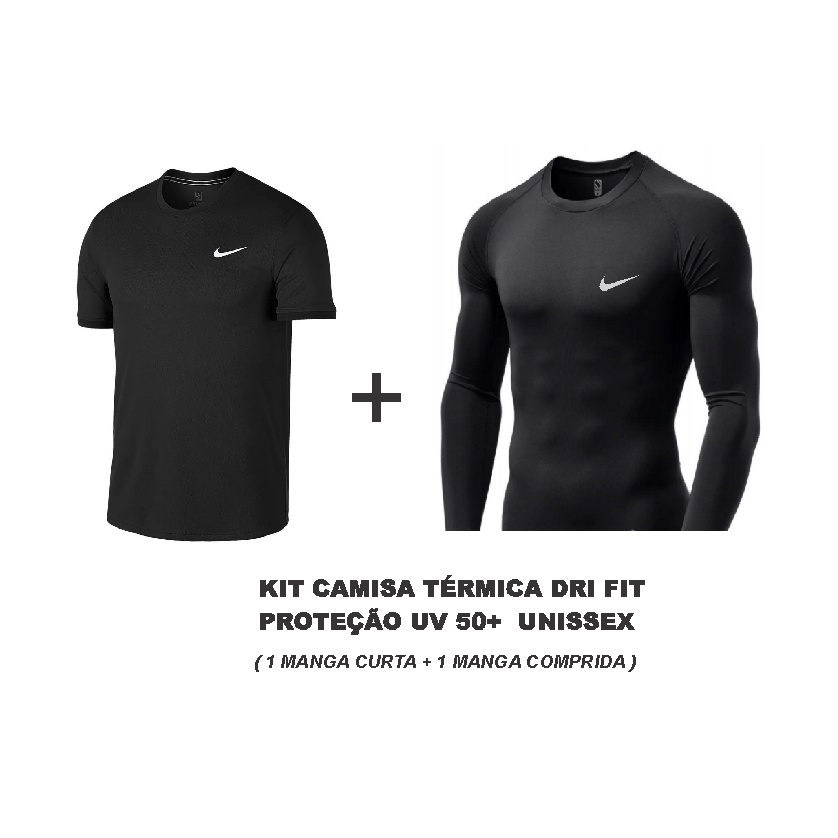 Camisa termica sale manga curta nike