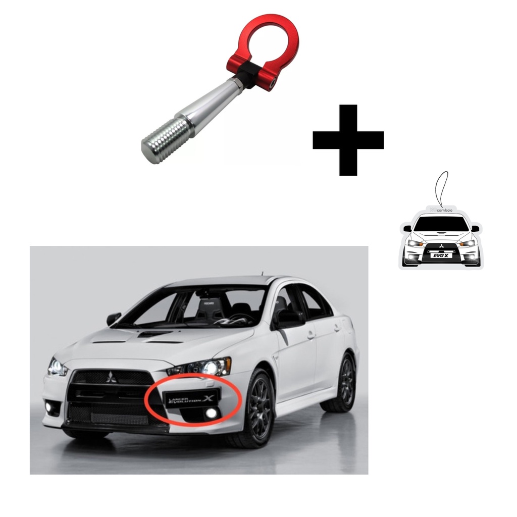 Suporte Placa Lateral Lancer + Tow Hook + Aromatizante | Shopee Brasil