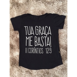 Camiseta Feminina Tua graça me basta