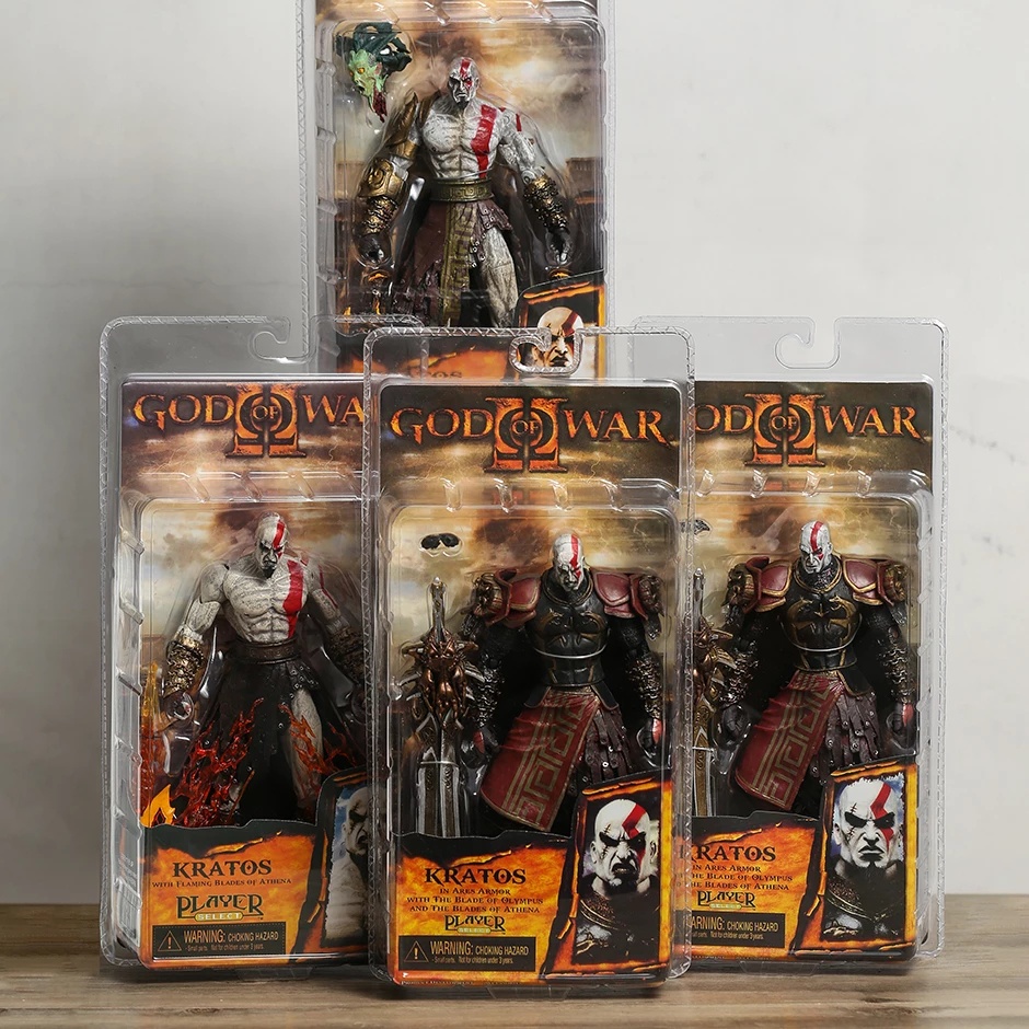 18cm God of War Kratos and Atreus PVC action figure boneco Shopee Brasil