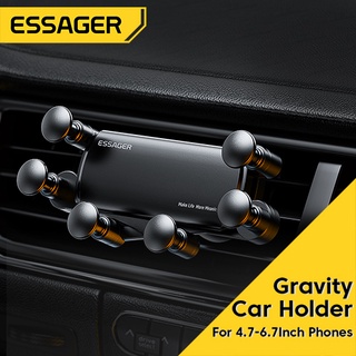 Suporte Para Telefone Celular Essager Car phone Montagem De Ventilação Do Ar Carro De 4,7-6,7 Polegadas Samsung iP Metal Gravity Holdercar