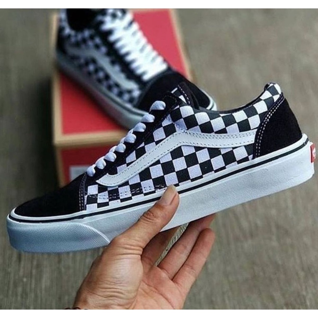 Tenis vans clearance old skool xadrez