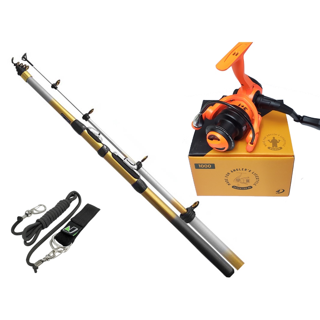 Kit Pesca Ultra Light Albatroz Edge 2,40m + Hikari 1000 Daisen