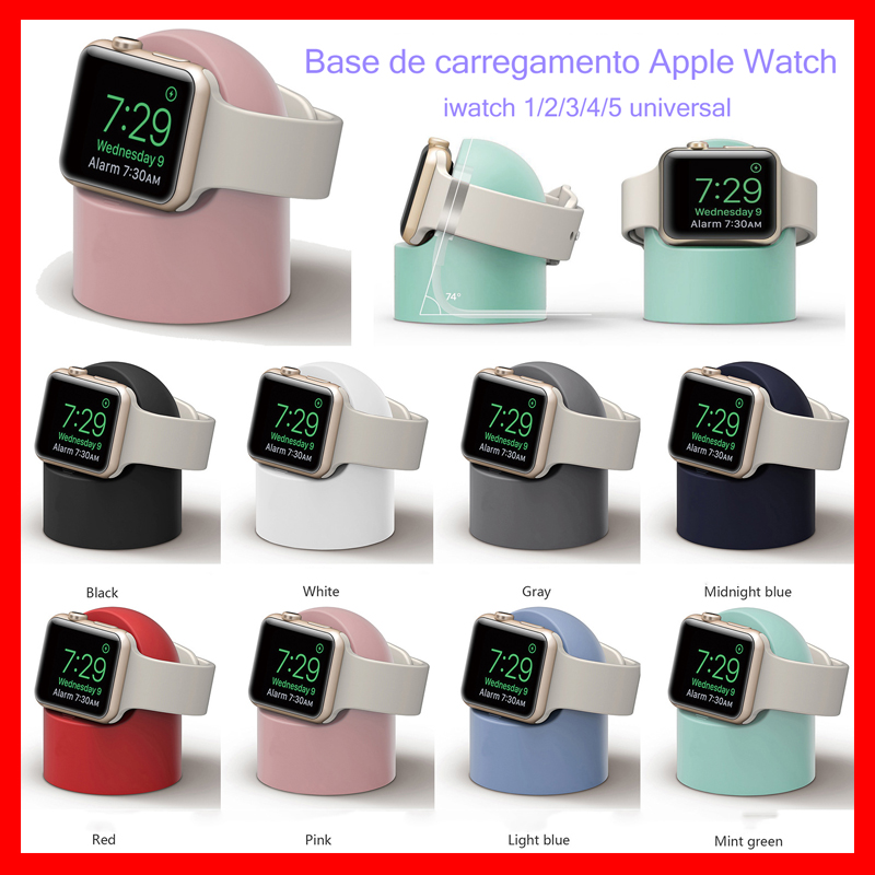 Smartwatch Base De Silicone Para Rel Gio Apple S Rie