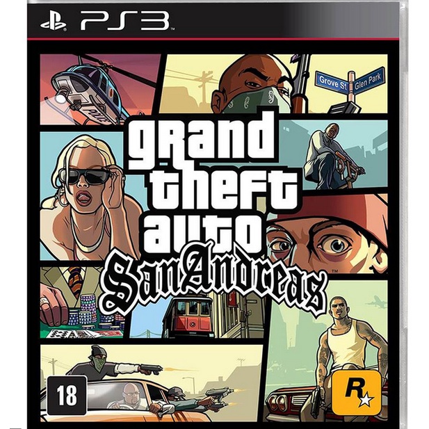 GTA San Andreas Inglês Playstation 3