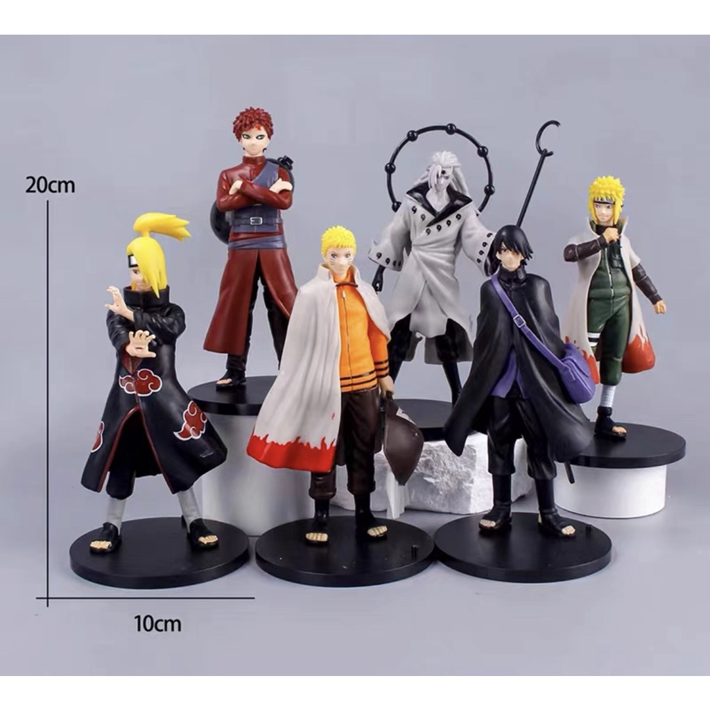 Bonecos Naruto Shippuden 20 cm Akatsuki Kakashi Itachi Uchiha Sasuke ...