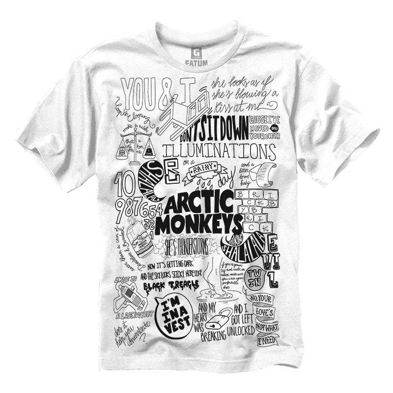 Camiseta Arctic Monkeys | Shopee Brasil
