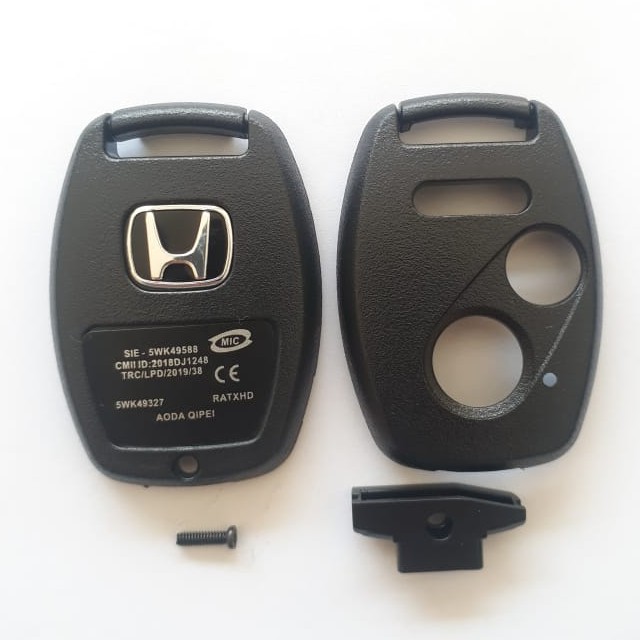 Chave Honda Crv Civic Carcaça capa Controle 2 Botoes + Panico