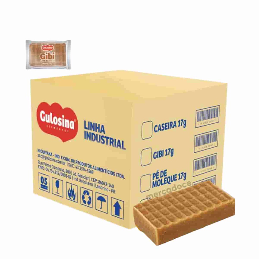 Caixa Paçoca Lisa tipo Gibi Gulosina com 100 unidades | Shopee Brasil