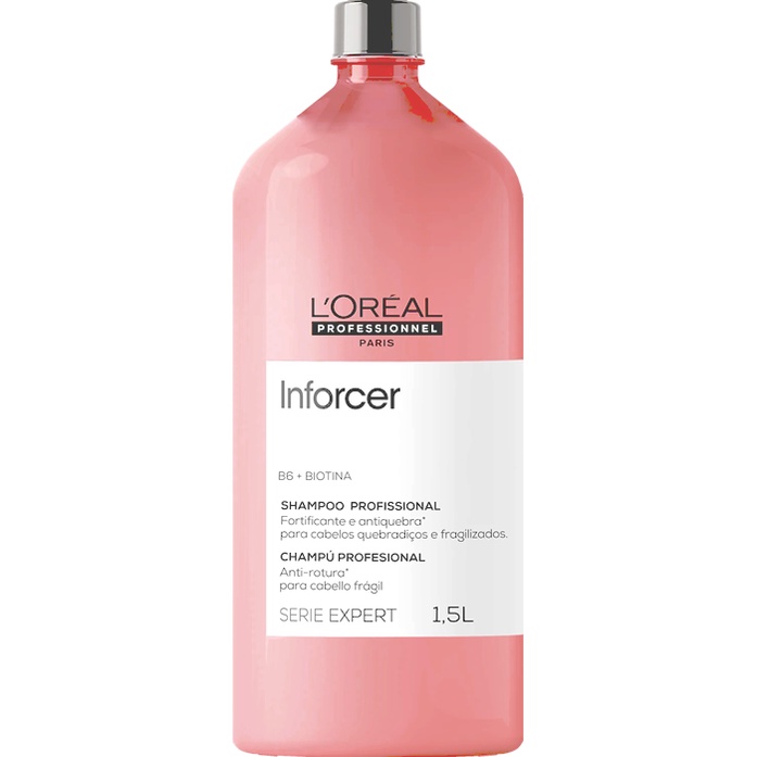 Shampoo INFORCER LOREAL 1500ml Profissional ! | Shopee Brasil