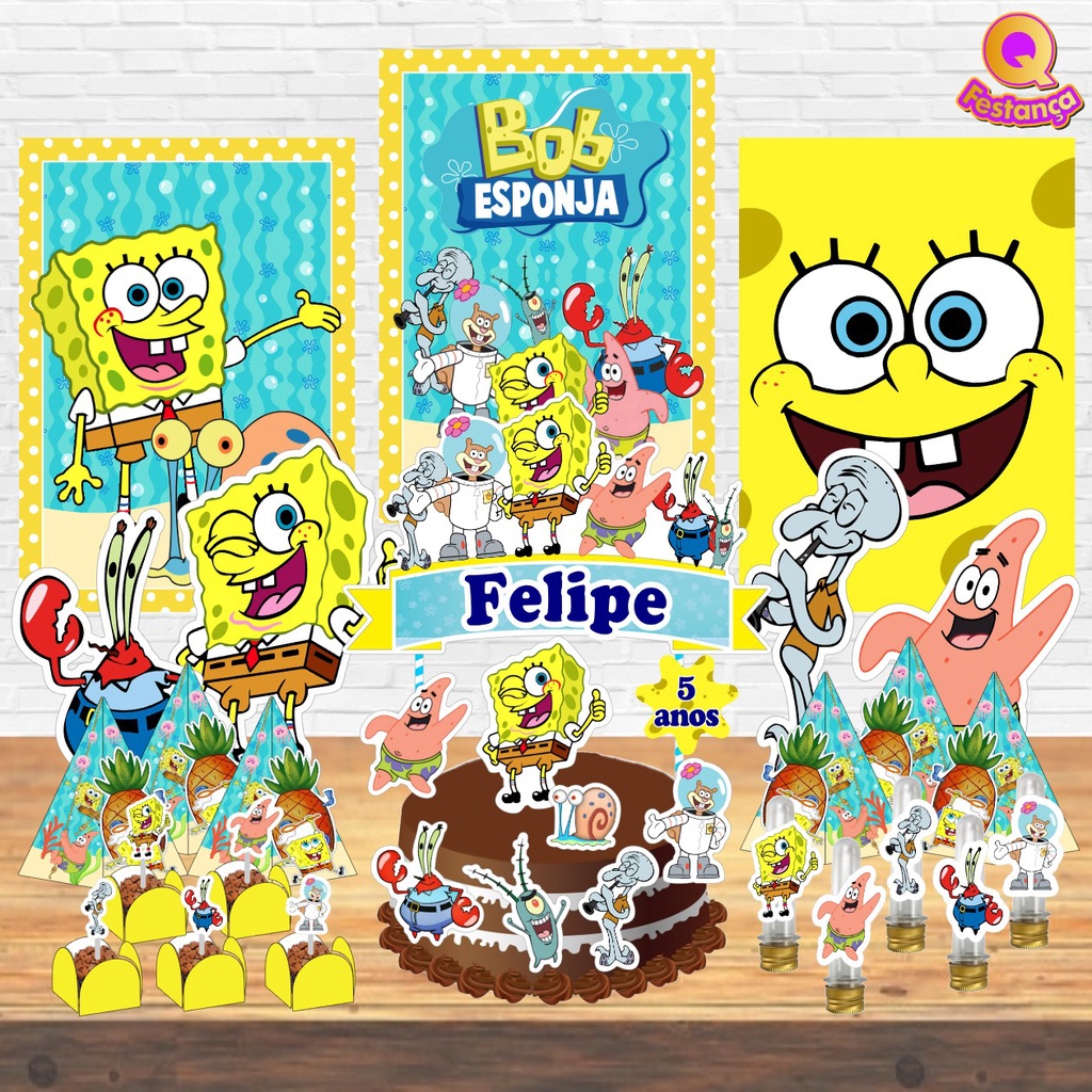 fantasia bob esponja em Promoção na Shopee Brasil 2023