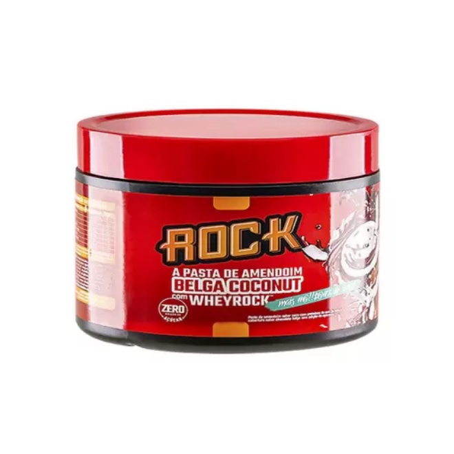 Pasta de Amendoim Com Whey – 250g- Rock Peanut