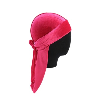 Liso preto branco sublimação de seda durag unissex onda boné bandana para  mulher e homem 25