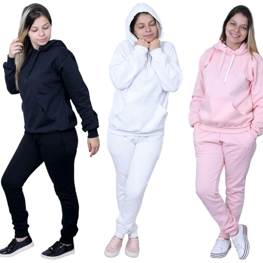 Conjunto de calça e blusa store de frio