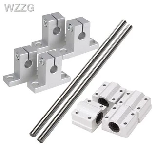 Bucha Deslizante De Rolamento De Esferas De Movimento Linear Horizontal De 8 Mm De Diâmetro Eixo De 200 Óptico Com Conjunto De Suporte De Trilho De Haste