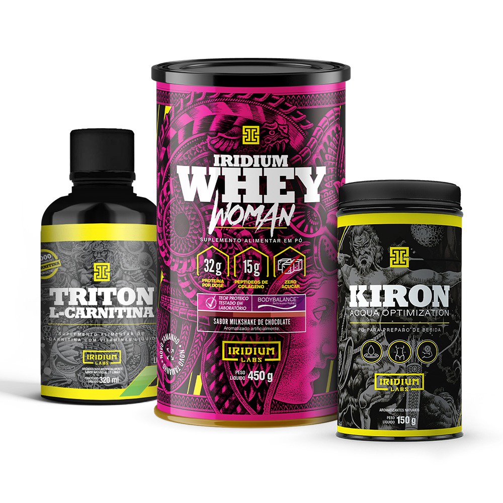 Whey Protein Woman 450g + Kiron + Triton – Iridium Labs