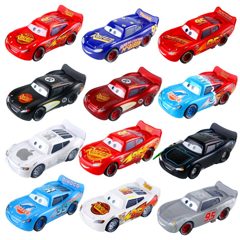 Disney pixar carros brinquedo liga de metal modelo de carro número do carro  relâmpago mcqueen no.82 42 36 39 4 carro de corrida menino crianças  brinquedos - AliExpress
