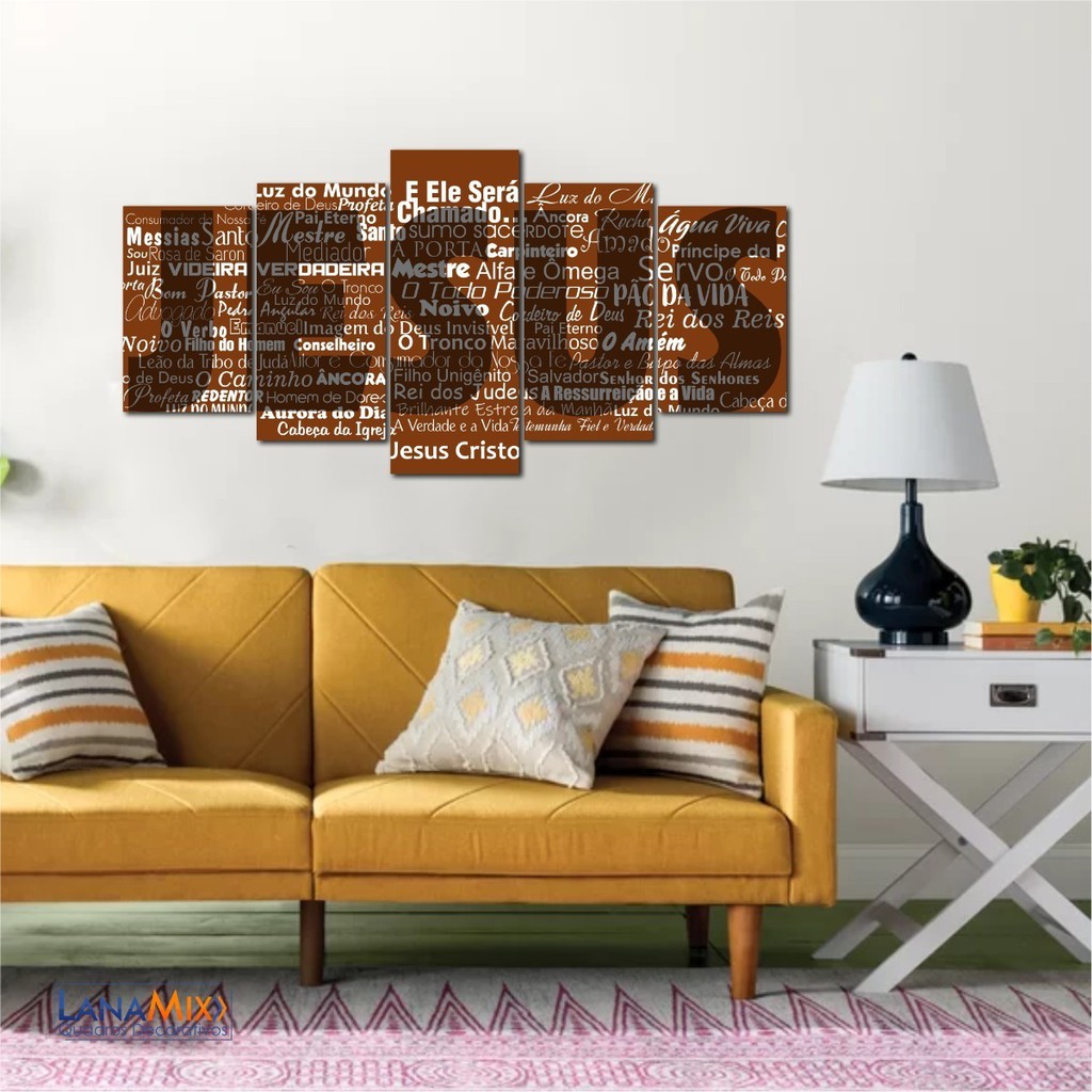 Quadro Decorativo Rei Jesus Cristo