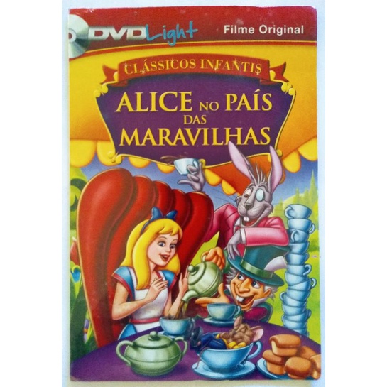 Dvd Alice No País Das Maravilhas Lacrado e Original Clássicos Infantis Shopee Brasil