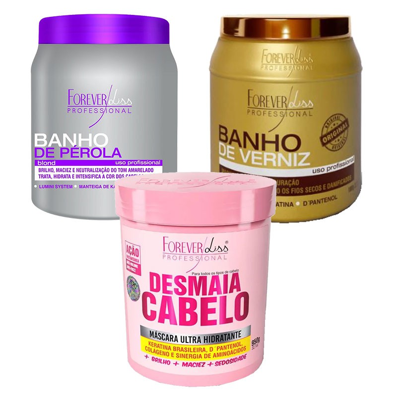 Forever Liss Banho De Pérola Blond Máscara 1 KG