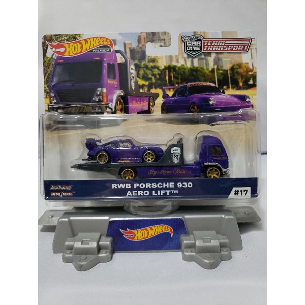 Hot Wheels RWB Porsche 930 Aero Lift Team Transport Car Culture
