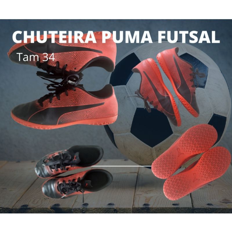 Puma one best sale futsal infantil