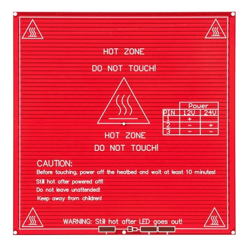 Hot Bed Mesa Aquecida Fr4 Mk2b Impressora 3d Reprap
