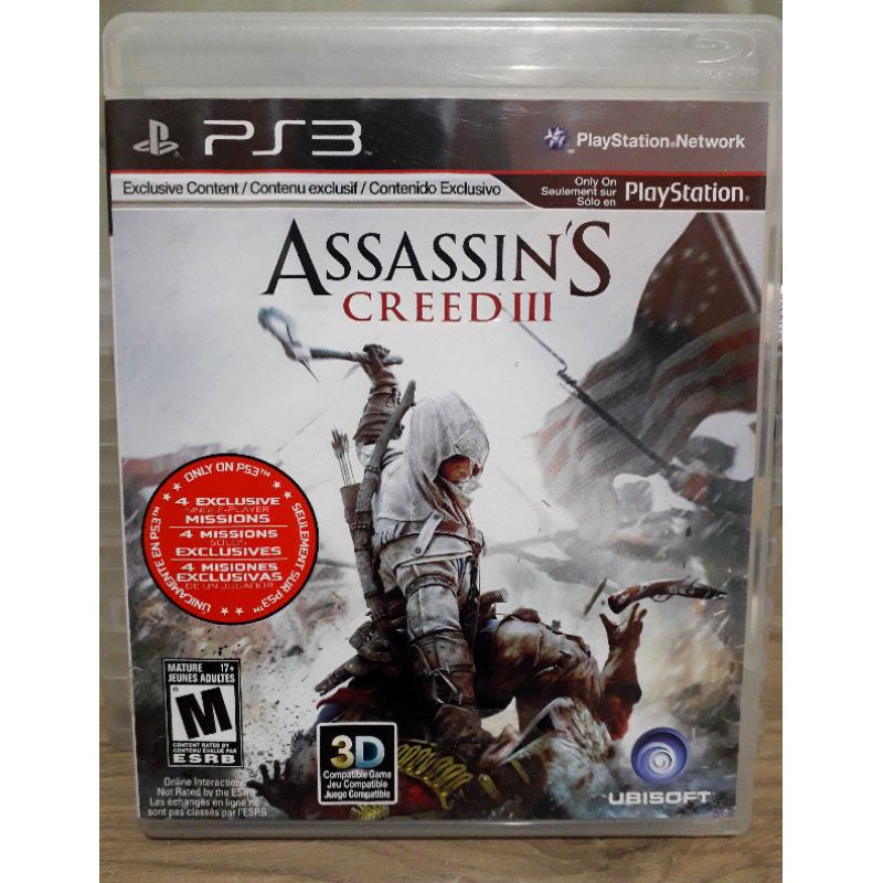 Jogo Assassins Creed 1 Playstation 3 Ps3 Mídia Física Original