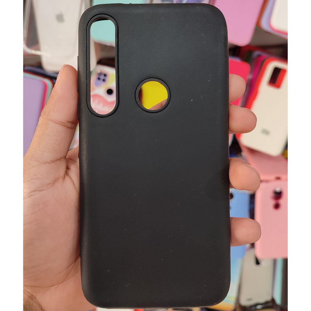 Capa Capinha de Silicone Emborrachada para Moto G8 Plus
