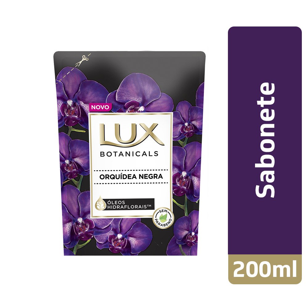 Kit Sabonete Líquido Lux Botanicals 200ml - 3 Unidades - Sabonete