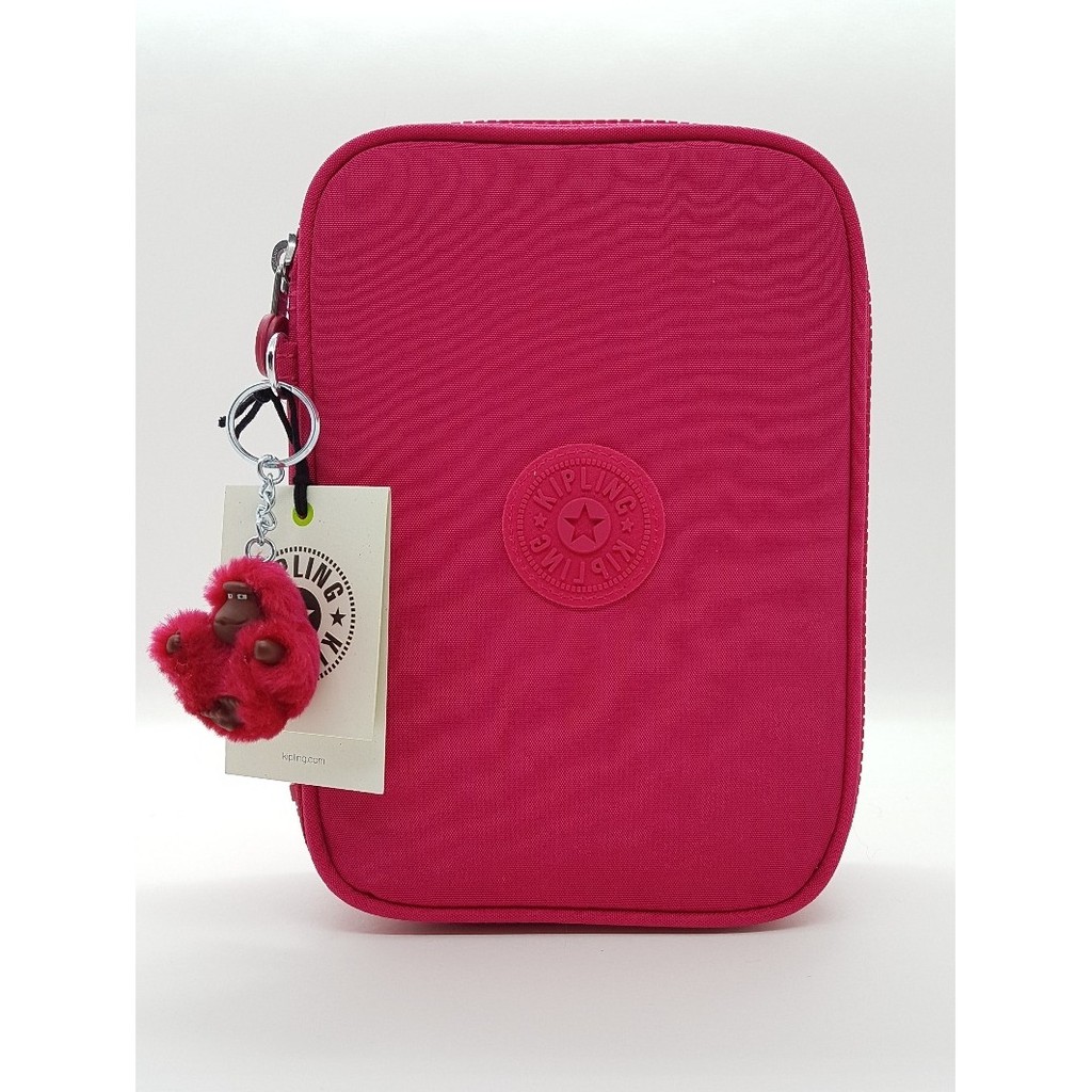 Estojo 100 pens true pink kipling