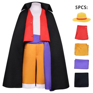 Anime One Piece Cosplay Macaco D Luffy Wano País Arc Fantasia