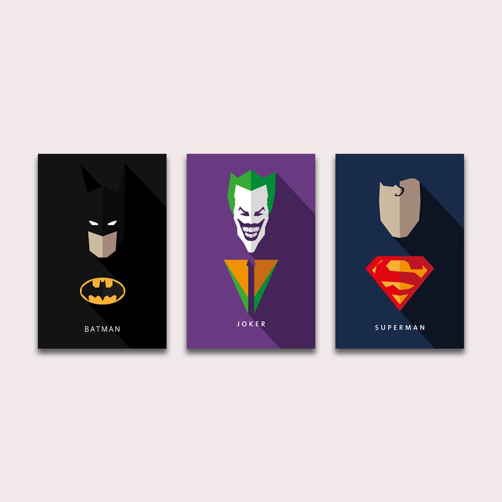 Quadros decorativos Desenho super herói Batman