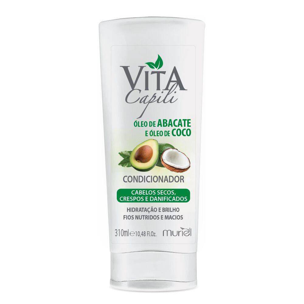 Muriel Condicionador Vita Capili Abacate e Oleo de Coco 310ml | Shopee ...