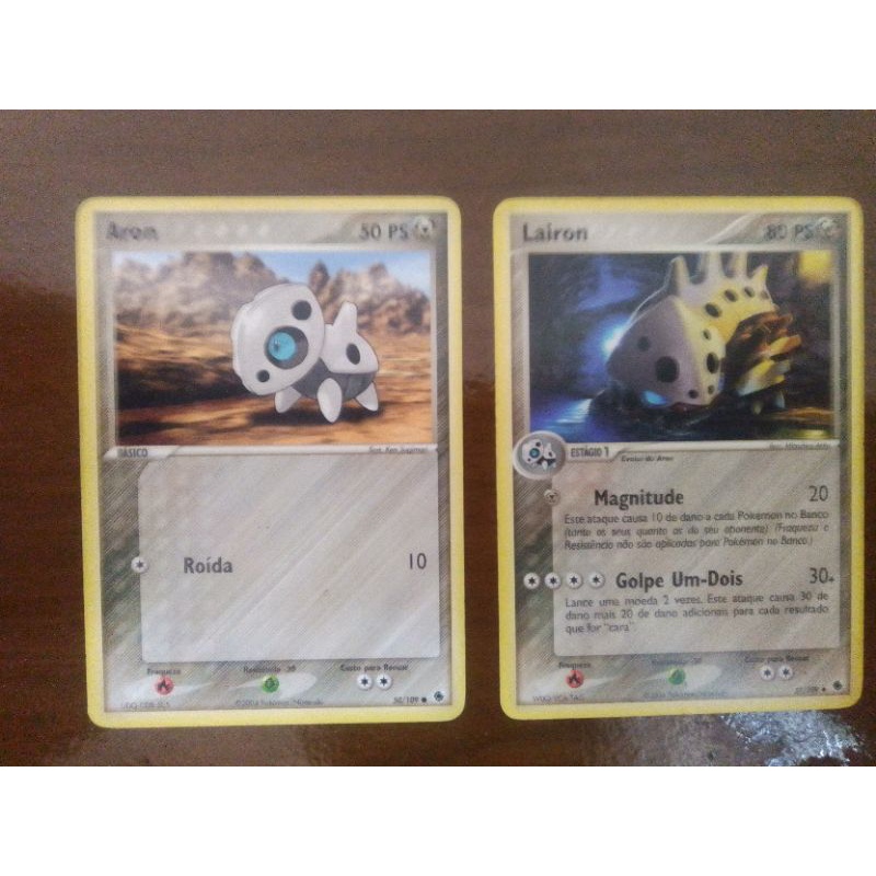 Aron (50/109) & Lairon (37/109) | (Pokemon TCG)