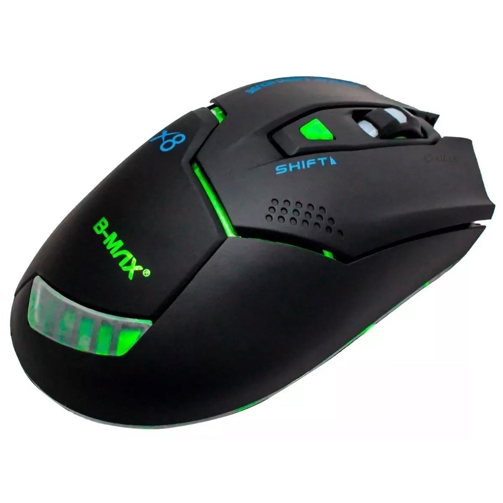 Mouse Gamer Profissional B-max X8 Gaming 2400 Dpi 6 Botões | Shopee Brasil