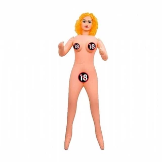 Boneca Loira Inflavel Tamanho Real Vagina e Anus Sensual
