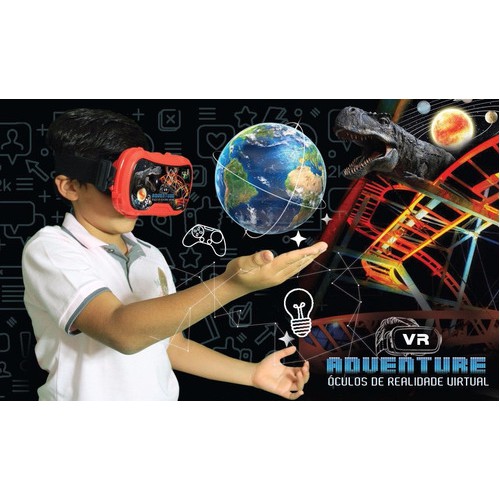 Óculos De Realidade Virtual Vr Adventure | Shopee Brasil