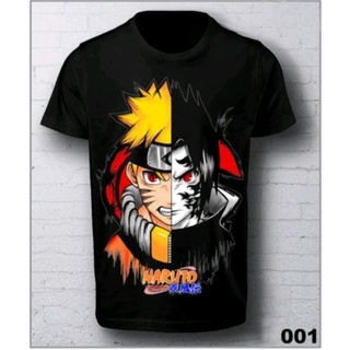 Kit Conjunto 2 Camiseta Infantil Naruto Sasuke e Boruto Akatsuki Desenho  Anime - Efect - Camiseta Infantil - Magazine Luiza