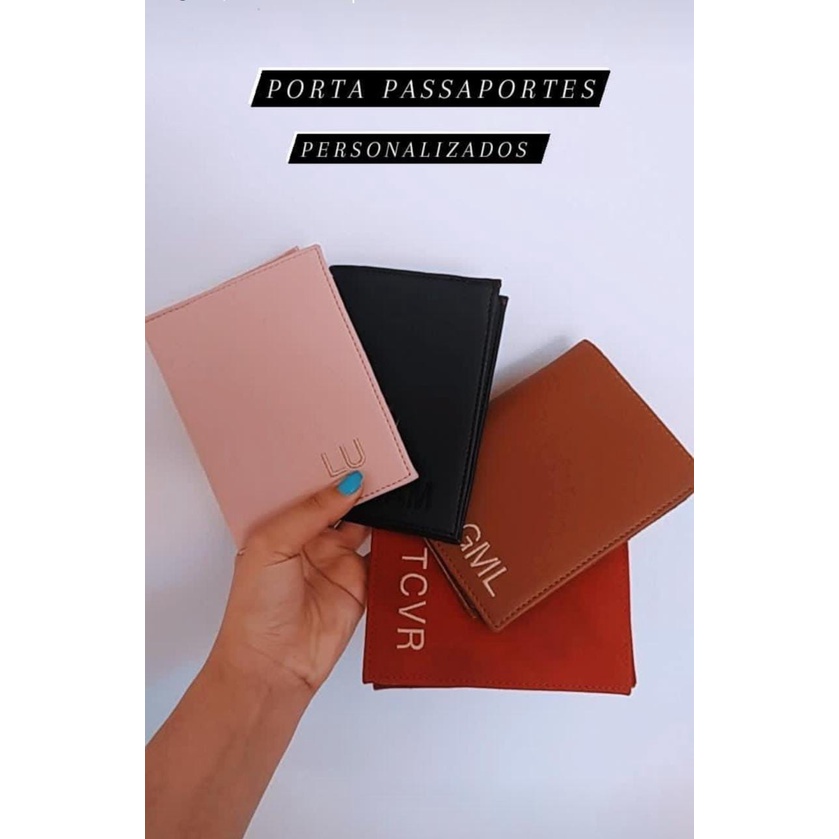Porta Passaporte Personalizados