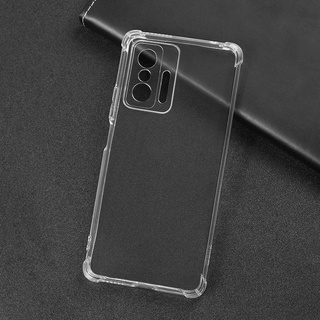 Capa Flexível Transparente Anti-Impacto Com Anel Para Xiaomi Mi 11T Pro 10T  11 Lite Redmi Note 10 11 10 9 - Escorrega o Preço