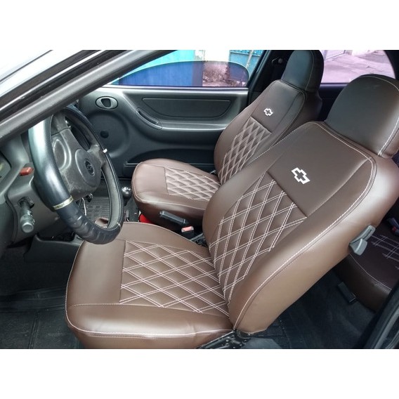 Capas De Banco Automotivo Couro Ecológico Personalizada Para Celta