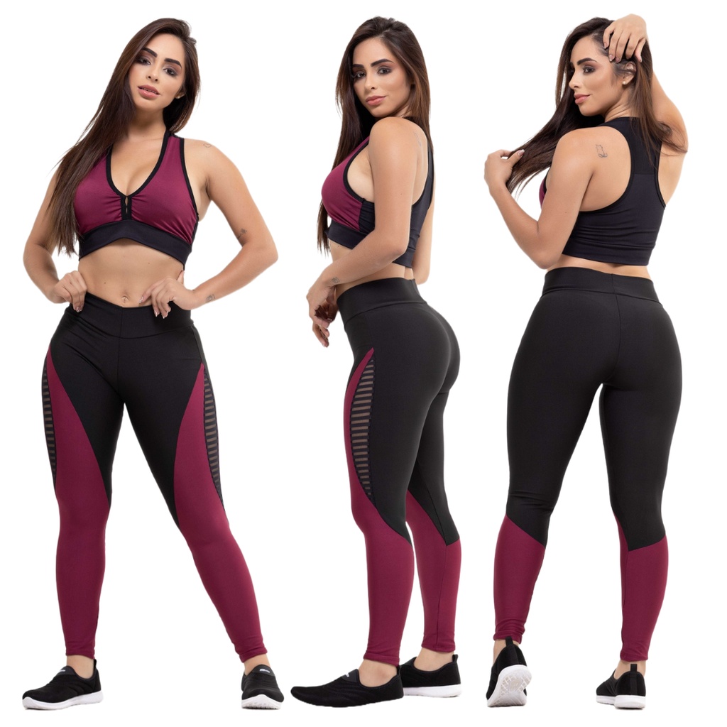 Leggings de Cintura Alta Alpine - Black - Vestuário