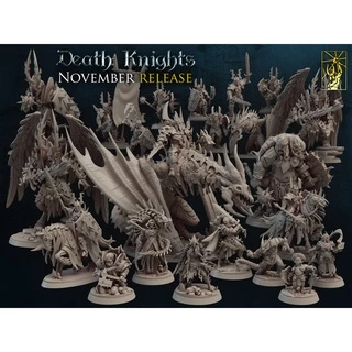 Miniaturas Death Knights para RPG, Zombicide, D&D
