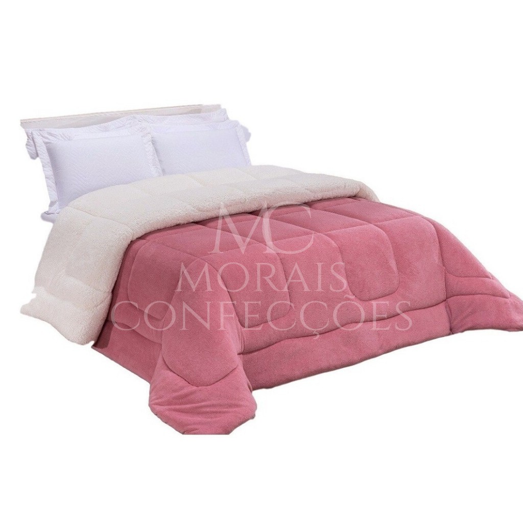 coberdrom super quentinho queen 2,20 x 2,40 diversas cores modelo