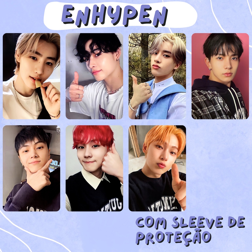 Photocards Enhypen Manifesto Day 1 Fanmade Shopee Brasil