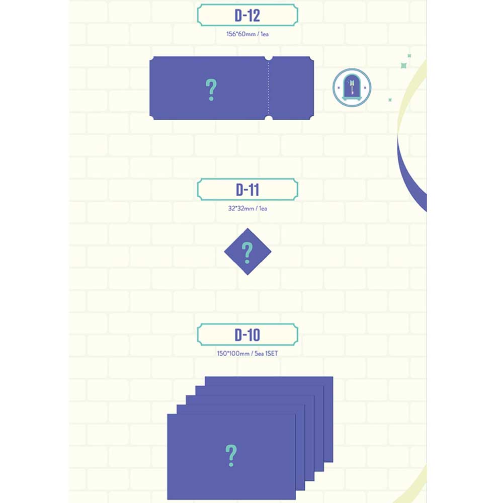 BTS FESTA D-DAY CALENDAR Celebration of The 8th Anniversary