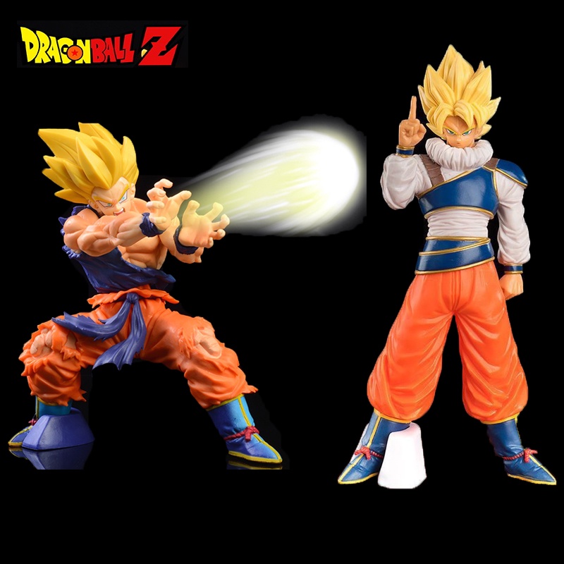 Dragon Ball Z Super Saiyan Goku Action Figure Anime Estátua DBZ Figuras Manga 22 Cm PVC Modelo Boneca Brinquedos Sigma Para As Crianças s